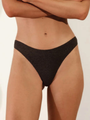 Hi~Thong Earth 4 Pack in Organic Cotton Rib - Tar, Nude, Sand & Bone