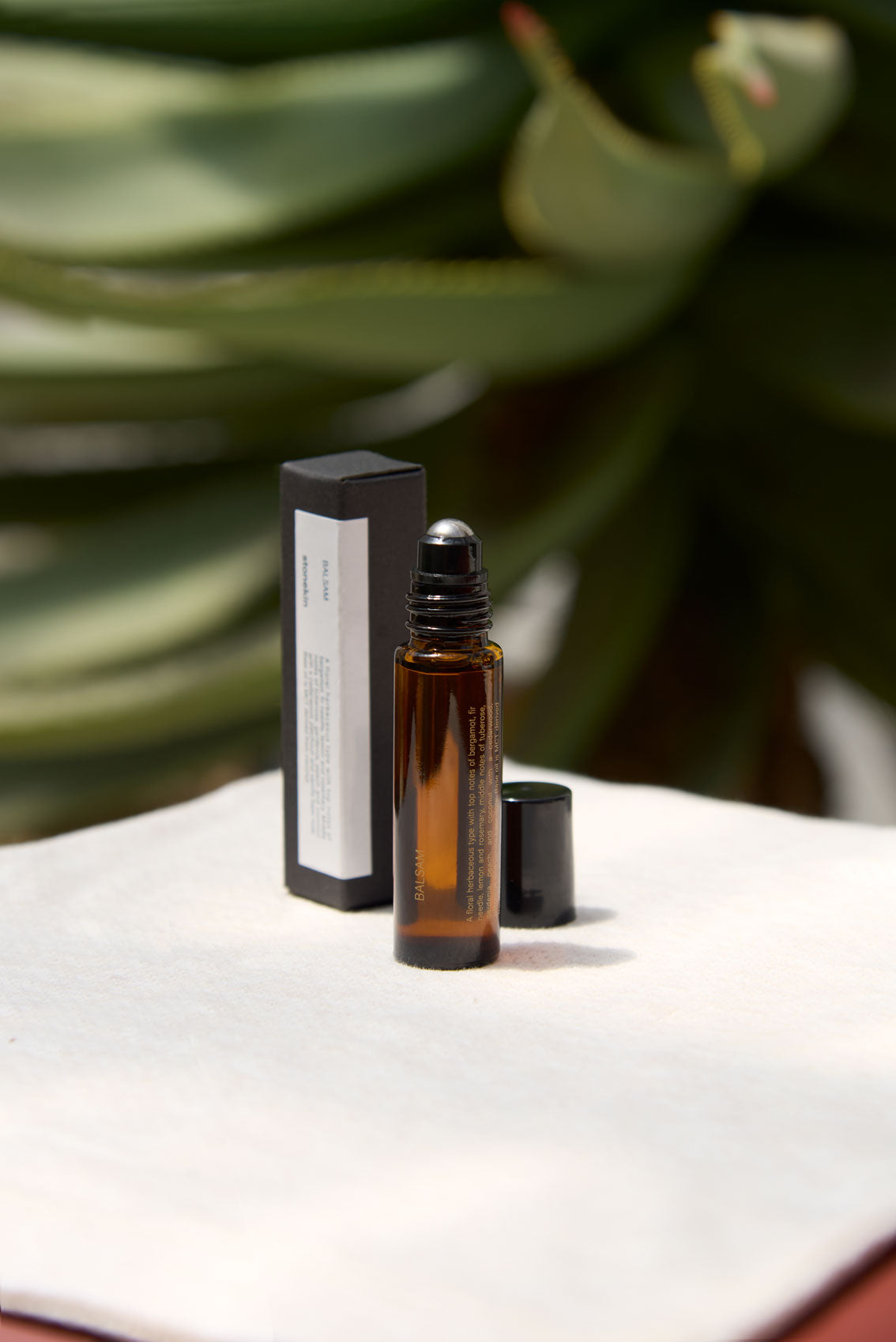 100% all natural essential oil based Balsam fragrance in an easy to apply and carry 10ml glass roller bottle.