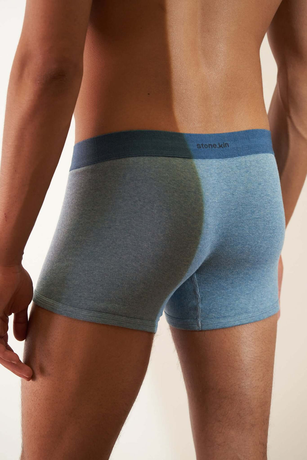 Boxer Brief 3 Pack in Organic Cotton / Tar, Camel & Lake