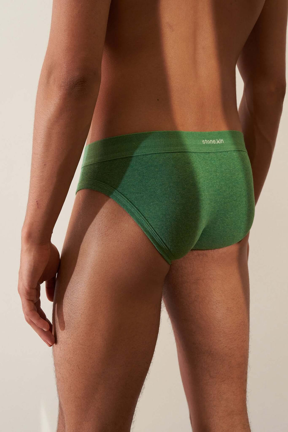 Men's Brief 3 Pack in Organic Cotton / Papaya, Sand and Pandanus