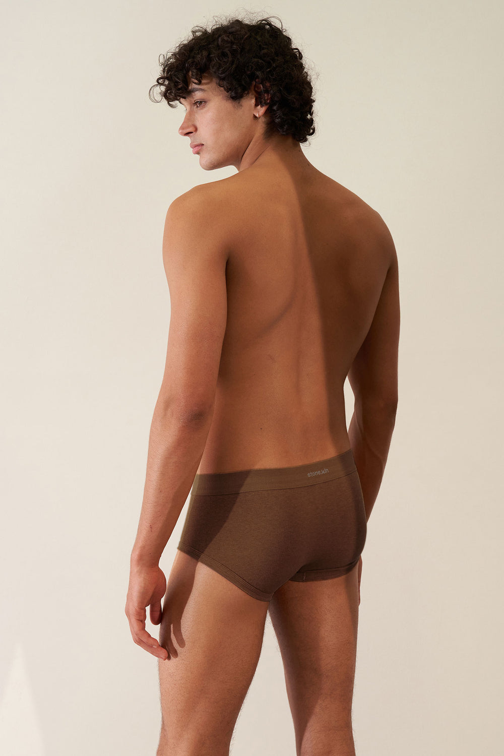 Trunk in Organic Cotton Rib - Brown