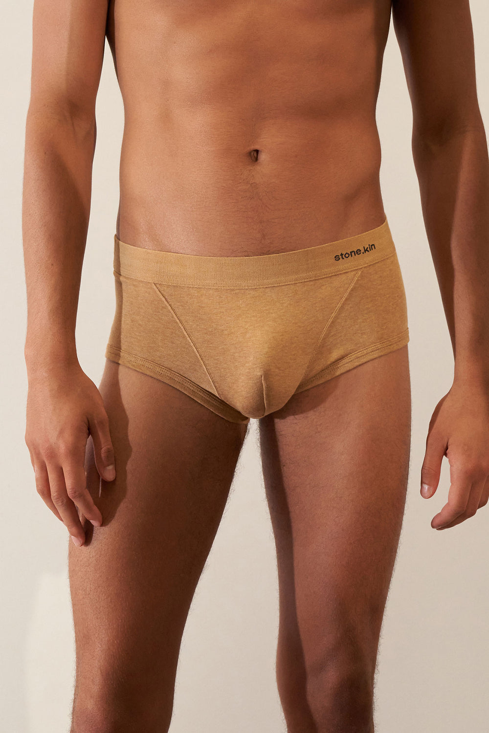 Trunk in Organic Cotton Rib - Camel