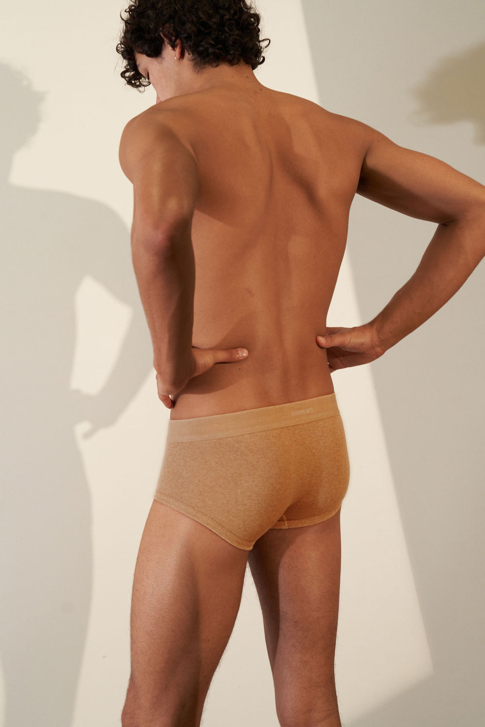 Trunk in Organic Cotton Rib - Camel