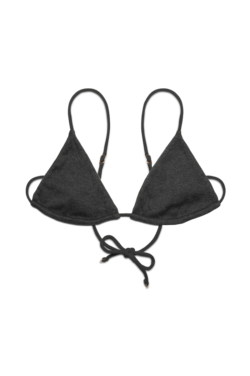 Brassière triangle en coton bio côtelé - Tar