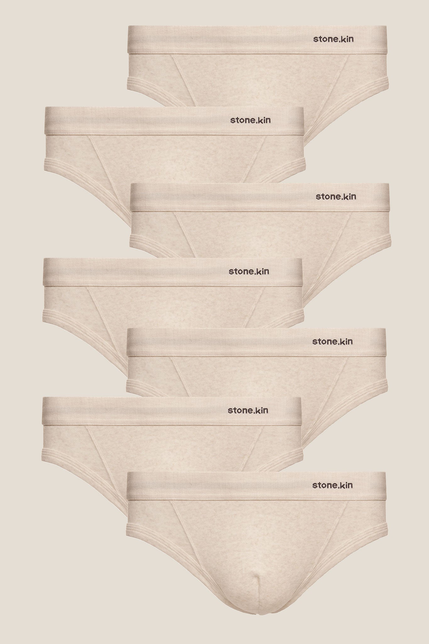 Men's Brief 7 Pack / Bone